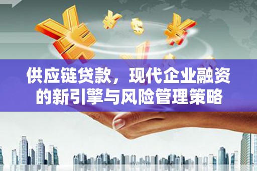 禅城供应链贷款，现代企业融资的新引擎与风险管理策略