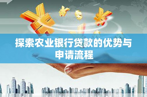 天峨探索农业银行贷款的优势与申请流程