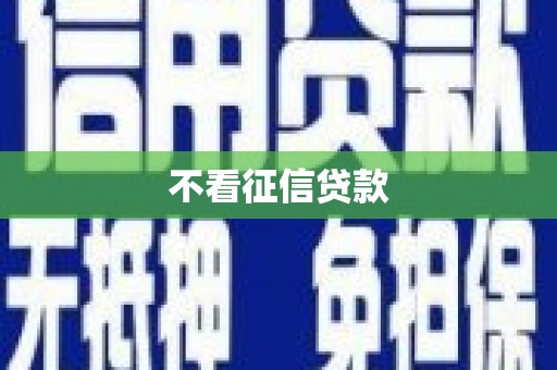 萨嘎不看征信贷款
