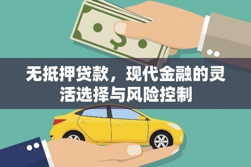 将军无抵押贷款，现代金融的灵活选择与风险控制