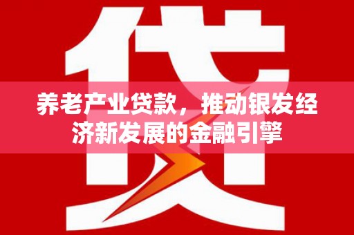 秦安养老产业贷款，推动银发经济新发展的金融引擎