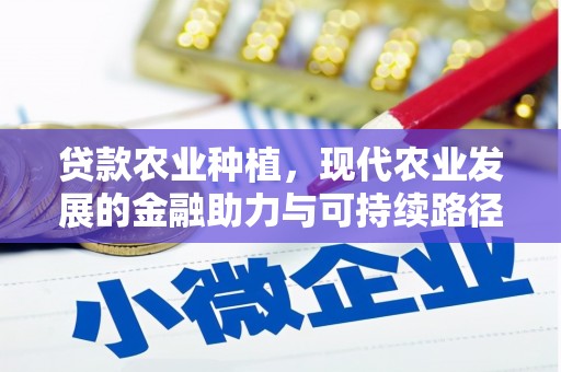 虎尾贷款农业种植，现代农业发展的金融助力与可持续路径