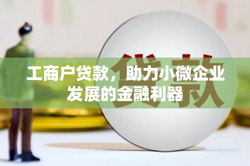 静海工商户贷款，助力小微企业发展的金融利器