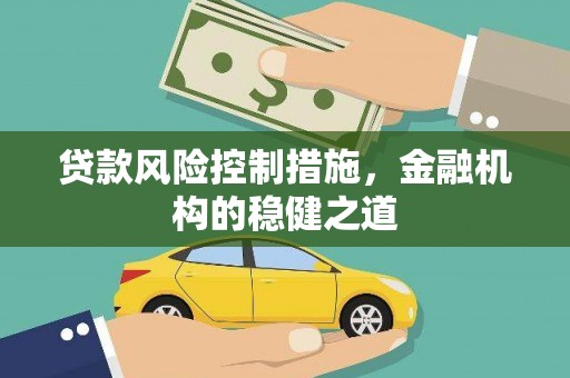 凌海贷款风险控制措施，金融机构的稳健之道