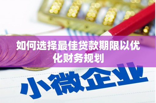 文县如何选择最佳贷款期限以优化财务规划